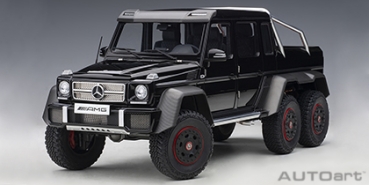 76306 MERCEDES-BENZ G63 AMG 6x6 (GLOSS BLACK) 1:18